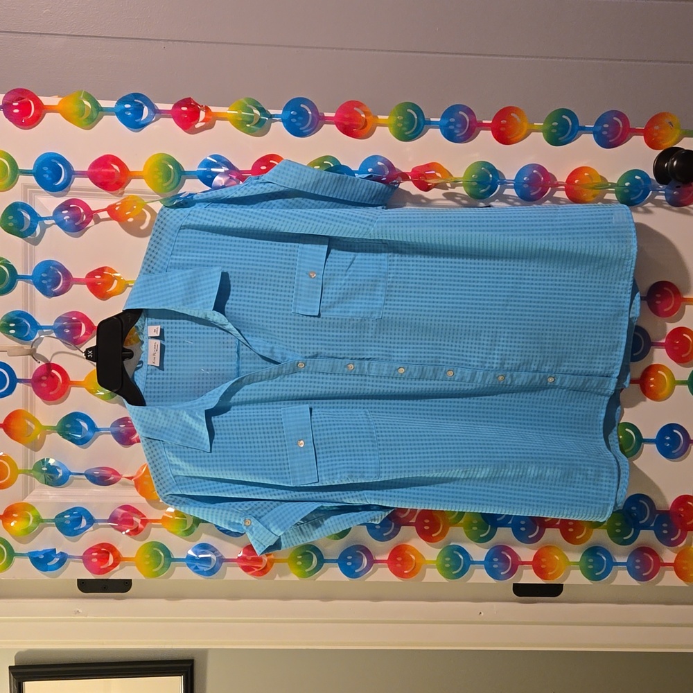 Women's Plus 3X Button-down Blouse